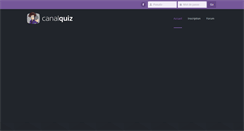 Desktop Screenshot of canalquiz.com